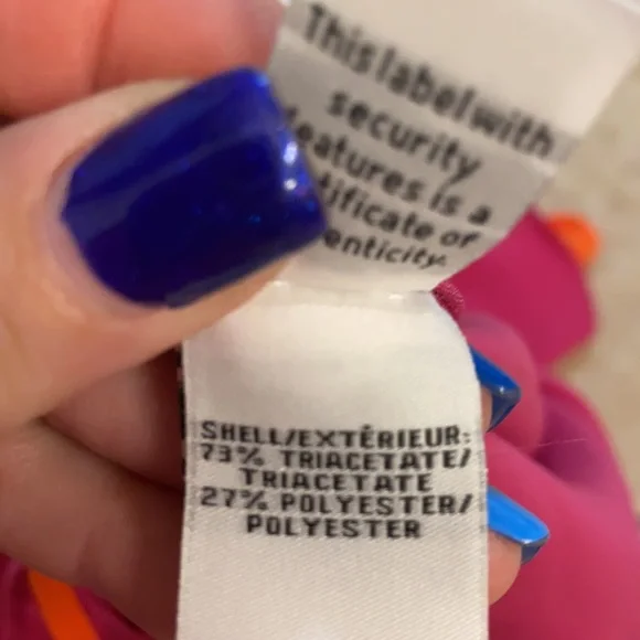 Like new DIANE VON FURSTENBERG KERA COMBO VIVID PINK ORANGE DRESS - Picture 15 of 16